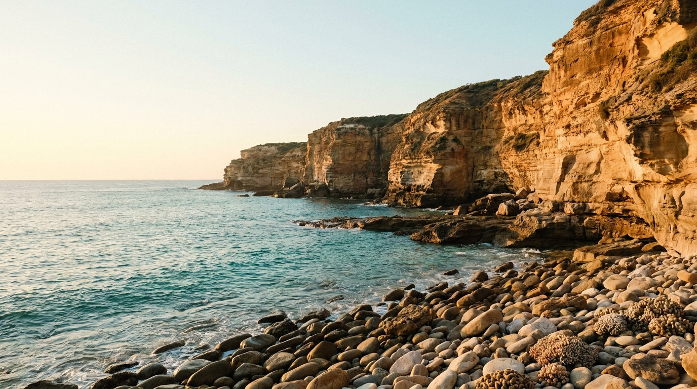 Reef & Stone - Australian coastline at sunrise